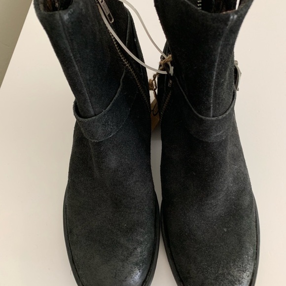 NWT Born Syd Distressed Suede Leather Ankle Boots - Picture 5 of 8